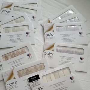 Color Street Glitter and Neutral Nail Strips Collection